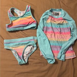 Eddie Bauer - Swim Set - Multicolor - XS (5/6)